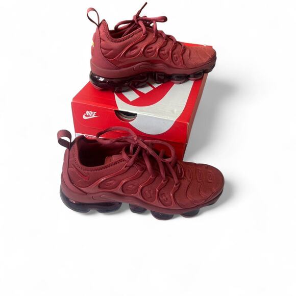 Nike Red Athletic Shoes with VaporMax Plus Design - Picture 2 of 8